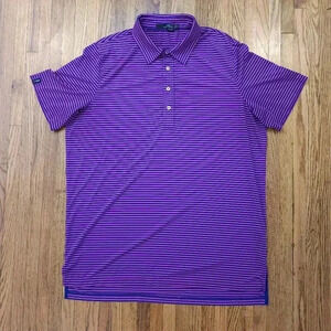 Ralph Lauren RLX Mens Golf Polo Size XL Striped